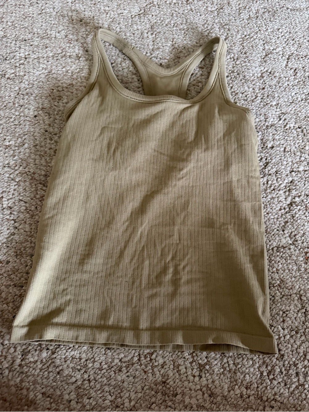 Ribbed Racerback Tank Top